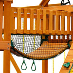 Gorilla Playsets 06-2004 Clatter Bridge Mesh Panels Add On for Swing Set Clatter Bridge, Black