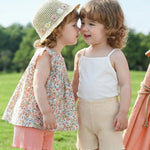 Aura Vane 3 Pack Baby Girl Pink Beige Shorts 6 9 12 Months Baby Cotton Shorts Summer Light Pink Casual Girl Clothes Pull-On Short Pants for Daily Wear