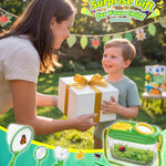 Bug Catcher for Kids, 17 PCS Bug Catching Kit with Bug Collector Toy Bugs Butterfly Net Magnifying Glass Insect Catcher Tweezers, Outdoor Explorer Kit for Kids Age 3 4 5 6 7 8