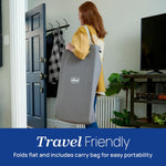 Chicco LullaGo Anywhere Portable Bassinet, Lightweight, Space-Saving with Waterproof Mattress and Fitted Sheet, Travel-Friendly, Includes Carry Bag | Lyric/Beige