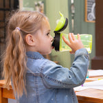 Chicco My Tumbler Toddler Sippy Cup for 2+ Years, 12oz Spill-Proof when Closed Water Bottle with Free-Flow Spout, Flip-Up Carry Handle, Easy Grip, BPA Free, Green