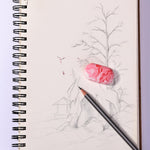Mr. Pen- Erasers, 24 Pack, Vibrant Colors, Marble Pencil Eraser, Cute Eraser for Kids, Big Erasers for Pencils