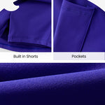 PATPAT Girls Skirt Sets Size 7-8 Years, Purple Crop Tank Tops and Elastic Waisted Skorts 2 Piece Outfits, Girls Workout Outfits, Activewear Athletic Sets Summer Clothes