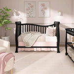 Dream On Me Violet 7 in 1 Convertible Life Style Crib in Black, Greenguard Gold Certified 58x29x39 Inch (Pack of 1)