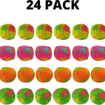 4E's Novelty 24 Pack - 2" Water Bomb Splash Balls - Mini Water Absorbent Ball - Kids Pool Toys, Outdoor Water Fight Game Activities for Kids, Beach Pool Party Favors, End of Year Student Gifts