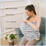 Car Seat Cover for Babies - Multi-use Carseat Canopy Cover, Car Seat Covers, Infant Boys and Girls Shower Gifts