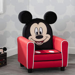 Delta Children Figural Upholstered Kids Chair, Wood ,Disney Mickey Mouse