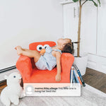 Sesame Street Elmo Upholstered Chair by Delta Children, Red