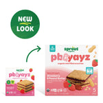 Sprout Organics, PB & Yayz Toddler Snack Bars, Peanut Butter & Strawberry, 5 Individual Bars (6 Boxes)