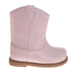 Josmo Kids Cowboy Western Boots for Girls - Western Cowgirl Boot for Babies - Pink (size 4 Infant)
