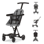 Dream On Me Lightweight And Compact Coast Rider Stroller With One Hand Easy Fold, Adjustable Handles And Soft Ride Wheels, Grey