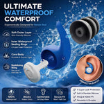 Swimming Nose Clips Ear Plugs for Kids Adults, 9 Pack Waterproof Silicone