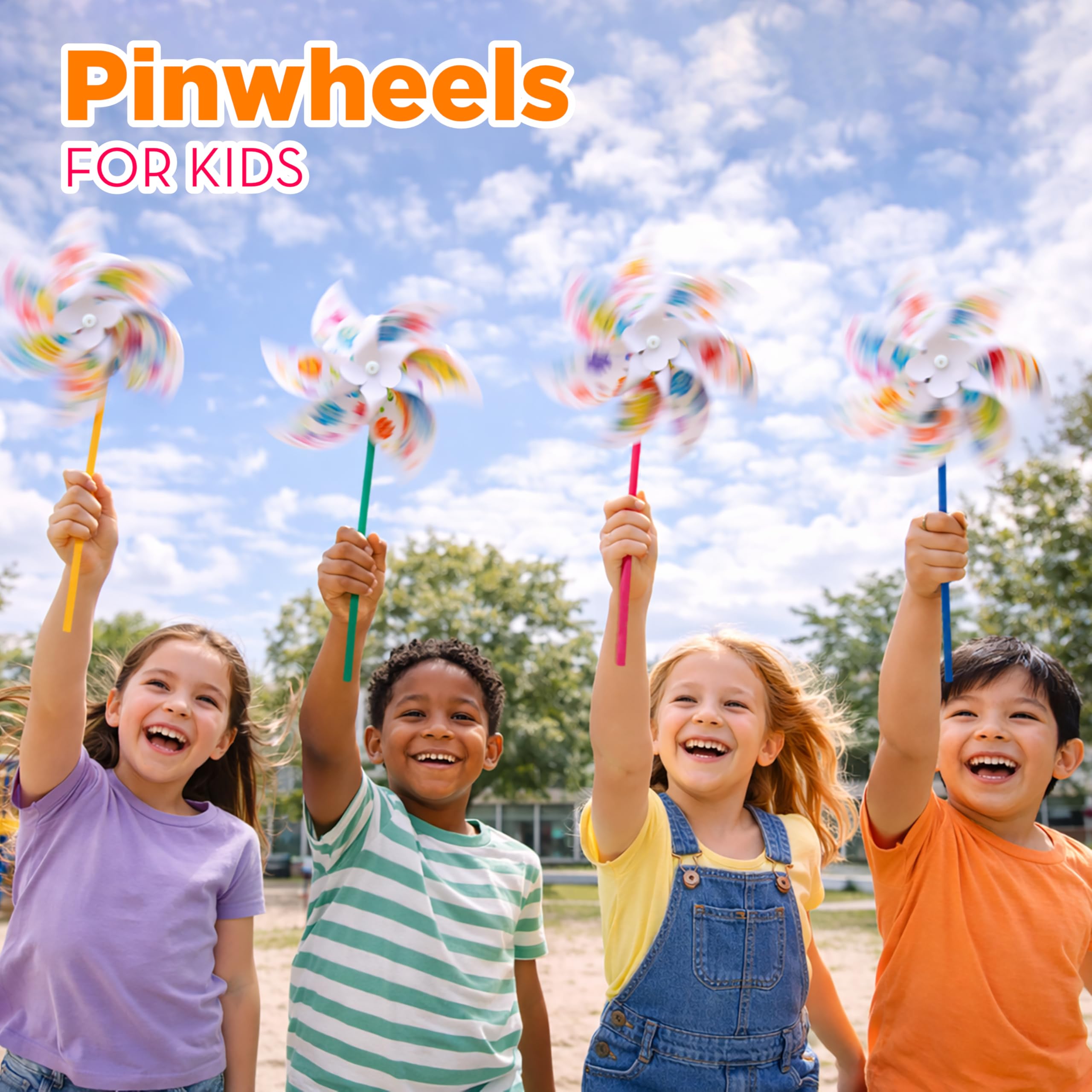 4E's Novelty 24 Pack DIY Pinwheels Craft for - 4E's Novelty - Baby and ...