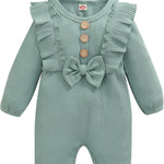 Mioglrie Newborn Baby Girl Clothes One Piece Jumpsuits Clothes Short Sleeve Rompers Summer Clothes for Baby