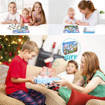 LELEMON Unicorn Puzzles for Kids Ages 4-8,60 Pieces Raibow Unicorns Cats Butterfly Jigsaw Puzzles in a Metal Box,Cute Raibow Unicornss Learning Educational Puzzles for Boys Girls