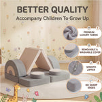BUMNANA 14pcs Modular Kids Play Couch, Child Sectional Sofa, Fortplay Bedroom and Playroom Furniture for Toddlers, Convertible Foam and Floor Cushion for Boys and Girls