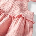 Little Planet by Carter's Baby Girl Dress Made with Organic Cotton, Rose, 6M