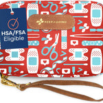 KeepGoing Travel First Aid Kit for Kids – 130 Pc. for Car, Home, Purse, Diaper Bag & Backpack with Latex-Free Bandages - Mini First Aid Kit Travel Size TSA-Approved