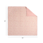 Babyletto 100% Organic Cotton Quilt, GOTS-Certified, 3-Layers of Ultra-Soft and Breathable Muslin - Daisy