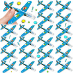 Skylety 50 Pcs Comics Foam Gliders Airplane Toys for Kids, Foam Paper Airplane, Comics Birthday Party Favors Goodie Bag Stuffers Outdoor Flying Toys Bulk Prizes for Kids Classroom