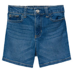 Gerber Baby and Toddler Unisex Denim Shorts, Light Blue Denim Wash, 12 Months