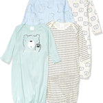 Gerber Baby Boy and Girls 4-Pack Sleeper Gown