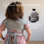 Boba Baby Wrap Carrier – Original Baby Sling Carrier for Newborns (7–35 lbs), Soft, Secure, Hands-Free & Ergonomic, Ideal for Comfortable Bonding, New Parents (Organic Fox)