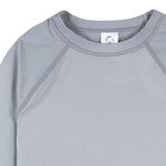 Gerber Unisex Baby Toddler UPF 50+ Long Sleeve Rashguard Swim Rash Guard Shirt, Grey, 2T US
