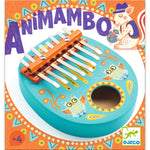 DJECO Animambo Kalimba - Safe Music Instrument for Kids, Cute Educational Toddler Musical Toy for Motor Skills, Creativity, Imagination & Rythym - Toys for 4+ Years Girls & Boys