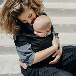 Boba Baby Wrap Carrier – Original Baby Sling Carrier for Newborns (7–35 lbs), Soft, Secure, Hands-Free & Ergonomic, Ideal for Comfortable Bonding, New Parents (Black)