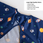 Torange Baby Bib, Long Sleeve Bib for Toddler, Waterproof Bibs for Baby, Baby-Led Weaning Smock, Machine Washable Feeding Bib