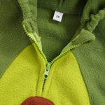 VISGOGO Baby Halloween Costumes Toddler Infant Boy Girl Avocado Pineapple Outfits Hooded Romper Jumpsuit Legging