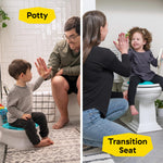 Baby Einstein Geared for Success 2-in-1 Potty Training System, Toilet & Potty Seat Included, Ages 18+ Months, with Music and Spinning Gears
