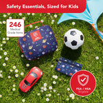 Swiss Safe First Aid Kit for Kids 246 Pieces - for Travel, Home & Car Emergency Kit, Baby & Toddler First Aid, Small Portable Kit with Mini Bag