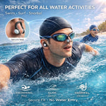 Swimming Nose Clips Ear Plugs for Kids Adults, 9 Pack Waterproof Silicone