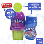 Little Kids Fubbles No-Spill Mini Bubble Tumbler (3 Pack), Multi (99630)