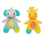 Bright Starts Snuggle & Teethe BPA-free Crinkle Teething Plush Baby Toy - Giraffe