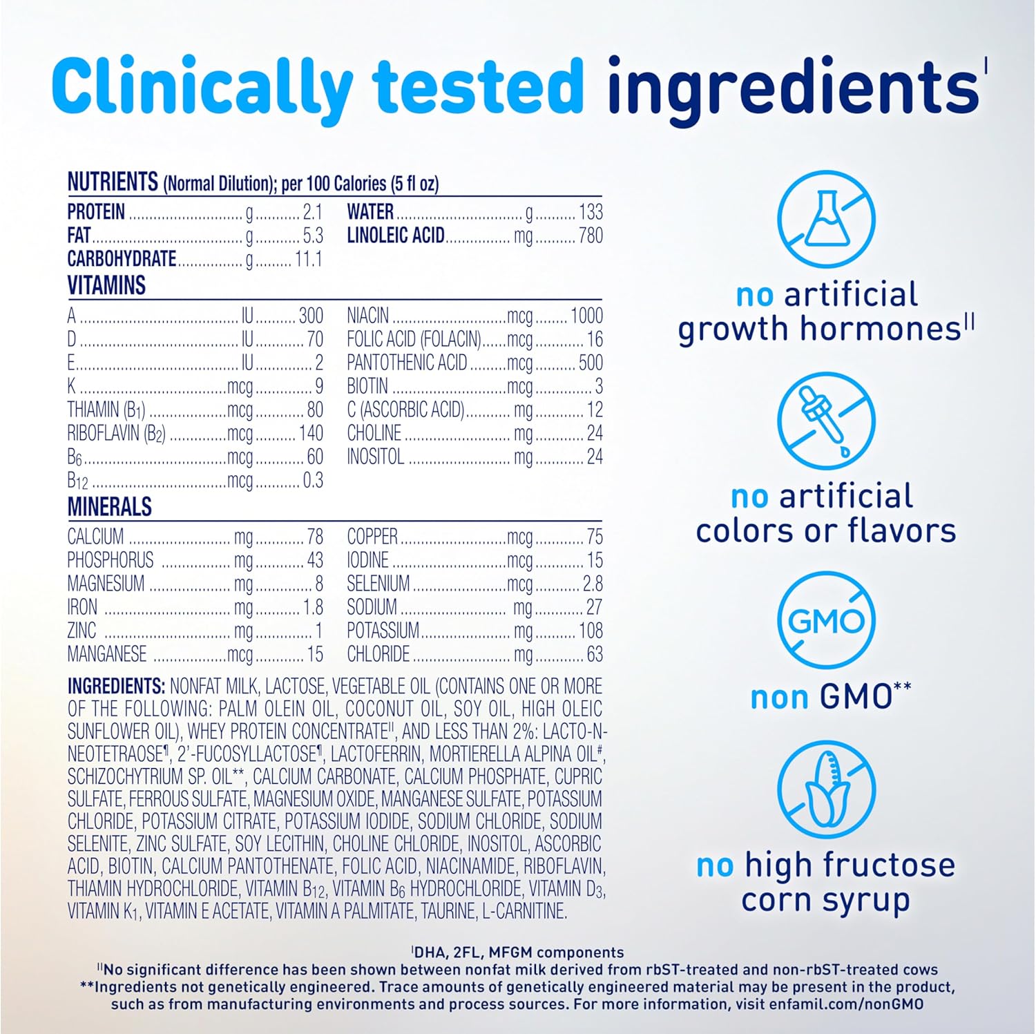 Enfamil Optimum Baby Formula, Our Closest Formula to Breast Milk, Immune-Supporting Lactoferrin also found in Breast Milk, Brain-Building DHA, 30 Oz, Pack of 4