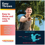 Aerobie Sprint Ring Outdoor Flying Disc, 10 Inches, Yellow