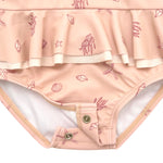 Gerber Baby Girls One-Piece Swimsuit, Pink Shells, 0-3 Months