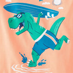 The Children's Place,Baby Boys,and Toddler Animal Short Sleeve Graphic T-Shirts,Multipacks,Turtle/Sharks/Dino Surf 3-Pack,12 Months,18 Months