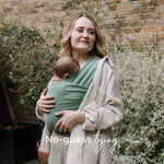 Boba Baby Wrap Carrier – Original Baby Sling Carrier for Newborns (7–35 lbs), Soft, Secure, Hands-Free & Ergonomic, Ideal for Comfortable Bonding, New Parents (Sage Green)