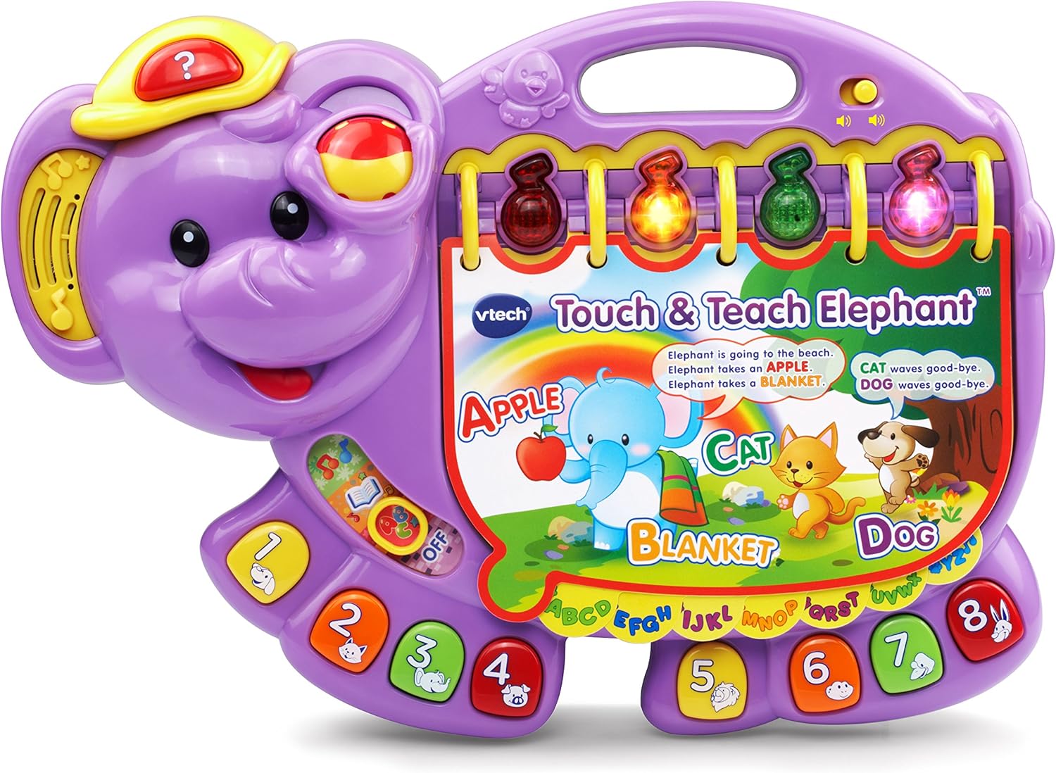 VTech Touch and Teach Elephant, Purple