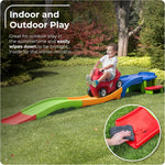Step2 Up & Down Roller Coaster Kids Ride On Toy, Push Car, Indoor/Outdoor Playset, Made of Durable Plastic, Max Weight 50 lbs., For Toddlers 2-5 Years Old, Multicolor
