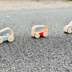 PlanToys® Vroom Truck Wooden Push Toy for Toddlers | Eco-Friendly Toddler Push Car for Indoor Play | Montessori Fine Motor Learning Toys for Kids