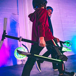 Aero Scooter for Kids 5-7 with Dynamic Lights | Boys Girls 2 Wheels Kick Scooter | Foldable & Height Adjustable, 110lbs Max