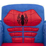 Delta Children Figural Upholstered Chair, Marvel Spider Man (Blue, Red)
