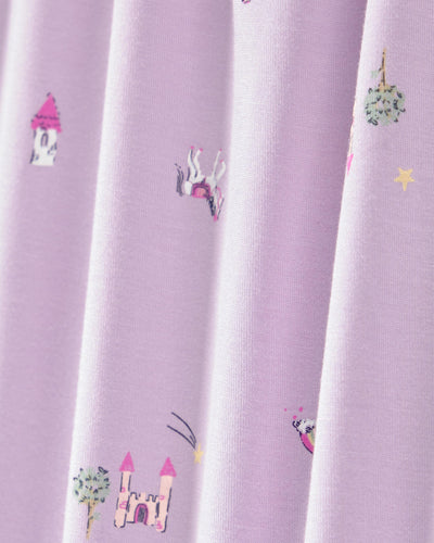 Carter's Girl PurelySoft Long-Sleeve 2-Piece Pajamas, Purple Fairytale, 3T