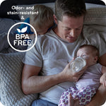 NUK Simply Natural Baby Bottle with SafeTemp, Girl, 9 Oz, 4 Count