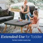Chicco Zest LE 4-in-1 Folding High Chair, Feeding Chair, Toddler Chair and Youth Stool, Multi-Use Easy Clean High Chair, Crema/White